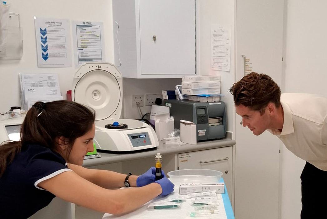 Praktisk evaluering ved klinikken i London